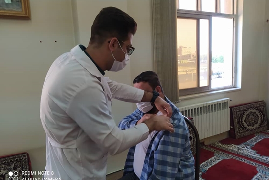 واکسیناسیون کارکنان دادگستری شهرستان اسلامشهر 